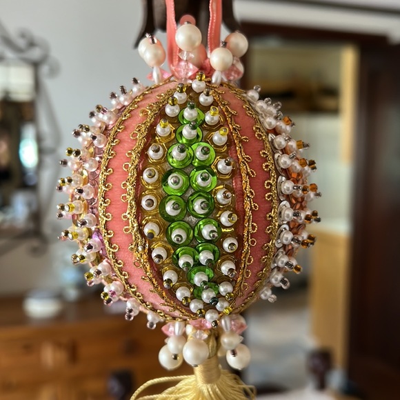 Vintage handmade Christmas ornament - Picture 3 of 4